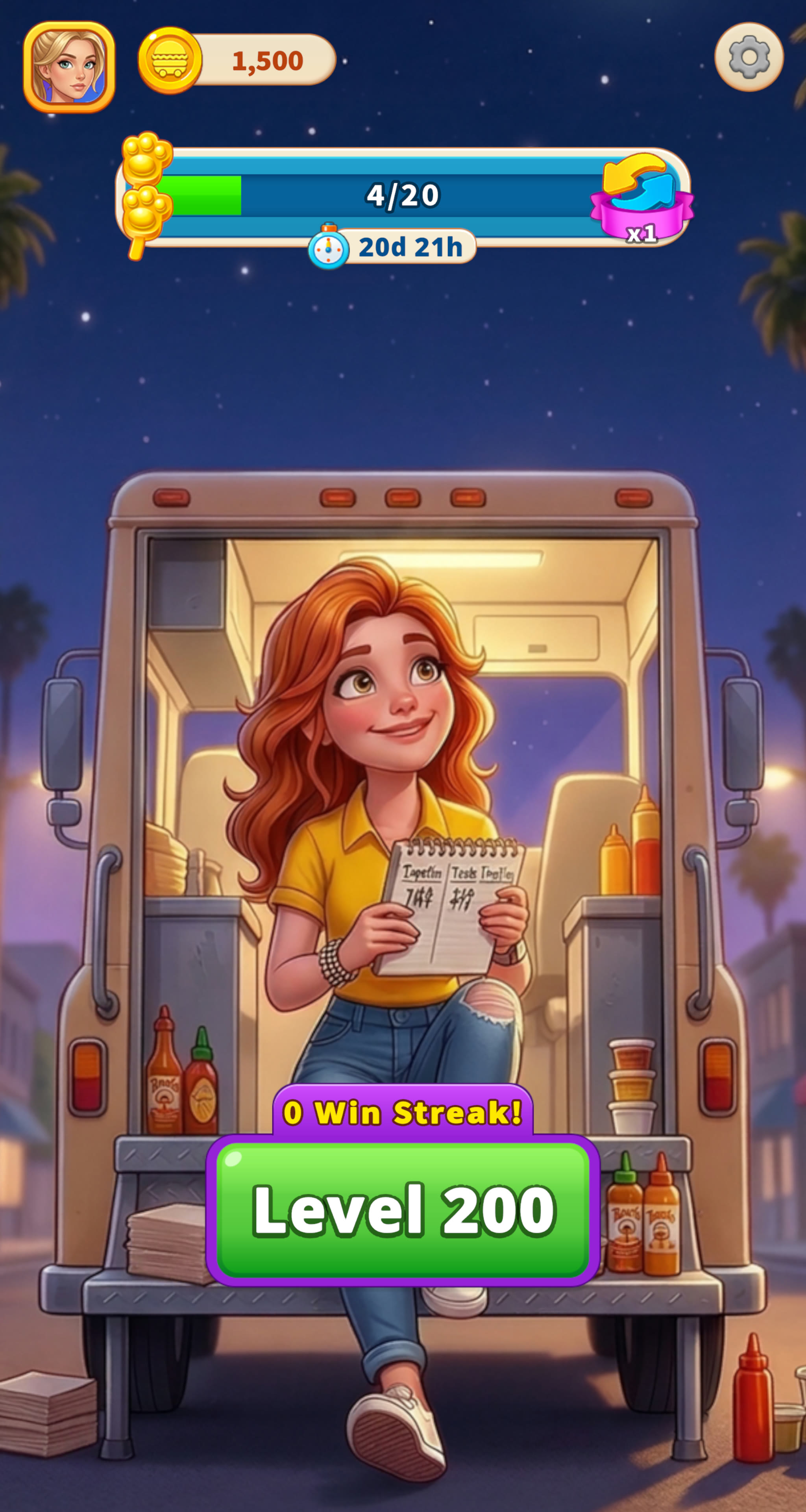 K2 lobby — food-truck theme