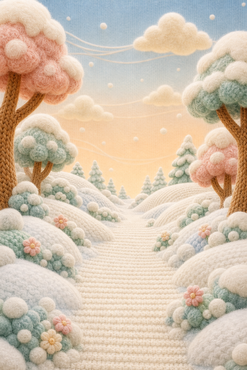 Snow theme background