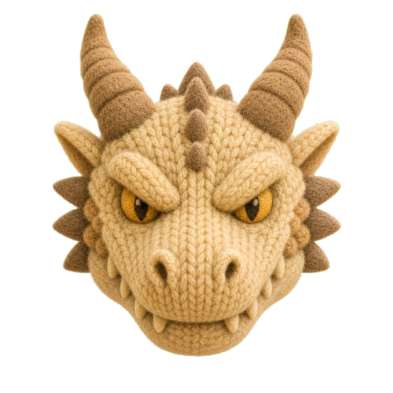 Wool dragon head