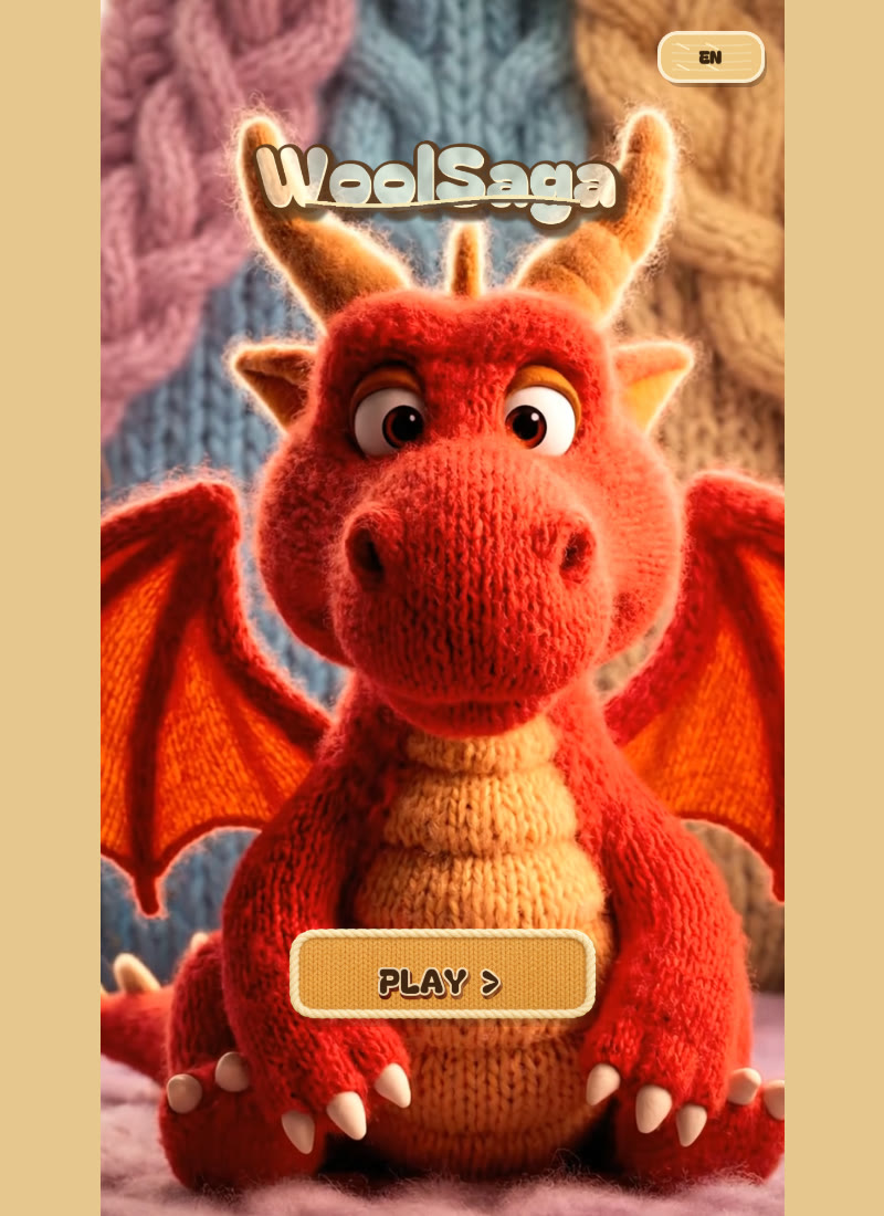 WoolSaga title screen